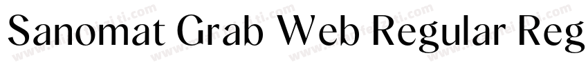 Sanomat Grab Web Regular Regular字体转换